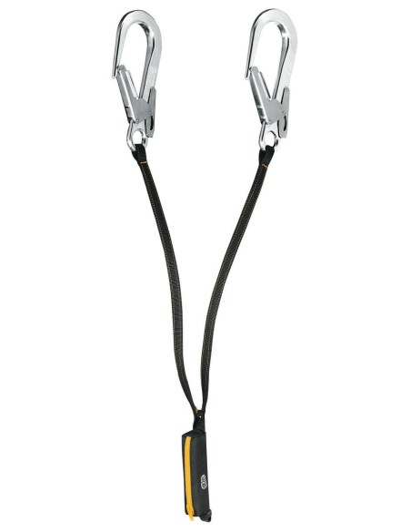 Absorbedor de energía con elemento de amarre doble integrado de Petzl - ABSORBICA-Y 80CM