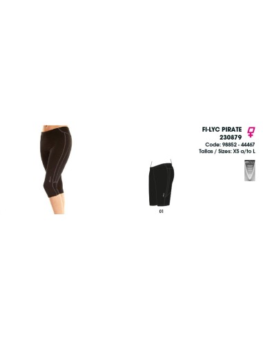 Pantalones para hombres, FIT-LYC PIRATE, Fit-Tech Pants