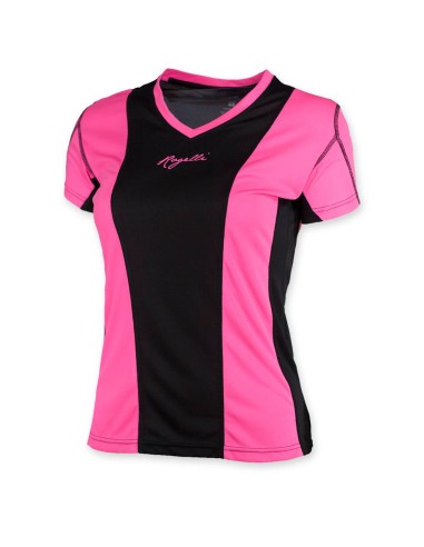 Lds Running T-Shirt Simra Pink/Black Mujer