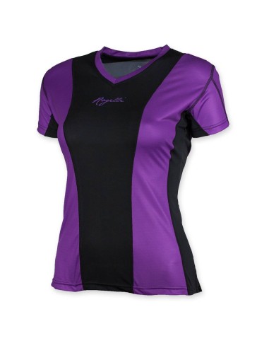 Lds Running T-Shirt Simra Purple/Black Mujer