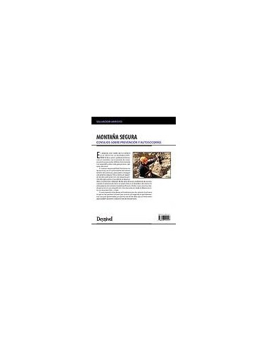 Libro MONTAÑA SEGURA. Consejos sobre prevención y autosocorro. Manual- Desnivel 