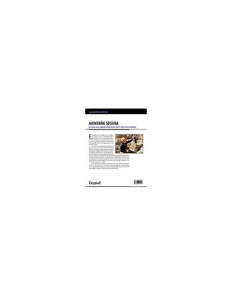 Libro MONTAÑA SEGURA. Consejos sobre prevención y autosocorro. Manual- Desnivel 
