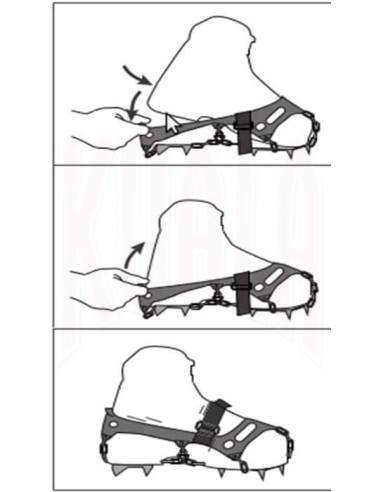 Crampones running 10 puntas Ice Traction - Climbing Technology