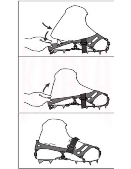 Crampones running 10 puntas Ice Traction - Climbing Technology