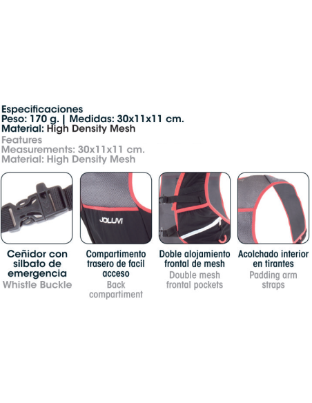 Chaleco Ultraligero para running - Joluvi