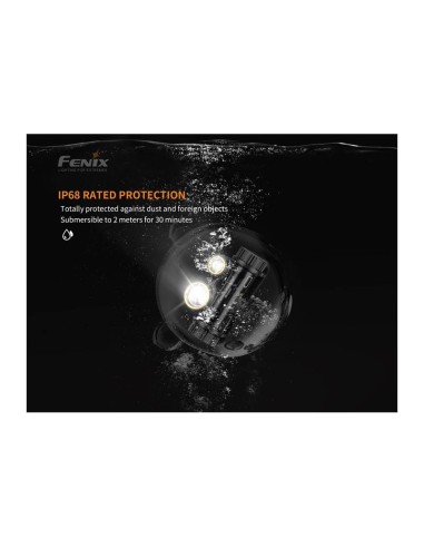 Frontal Fénix HM65R-T 1500 Lúmenes (incluye batería de 3500 mAh 18650)